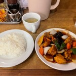 南海飯店 - 酢豚＋ライス