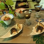 うかい竹亭 - 季節の盛合せ