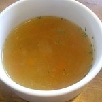 柊山ガーデン - ランチＡ　コンソメスープ
