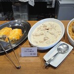 グルメ&ギャラリー タル - 鯛のパイ包み焼き(白ワインソース)、チキンのクリーム煮、鯛とベーコンのアーリオオーリオ(未食)