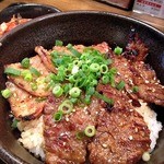 マルハのカルビ丼 - 合盛カルビ丼（並） 650円