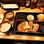 豚カツと和食 のぶたけ - ローストンカツ御膳（120ｇ）￥1,012