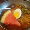 大昌園 - 冷麺です。少し物足りない感じでした。