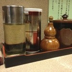 浅草名代らーめん 与ろゐ屋 - カスタマイズグッズはひと通り揃ってますね...