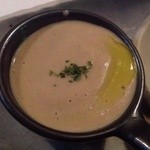 厳選地酒と本格焼酎の店 うみんちゅ - Ｈ25.03　なめこのポタージュ