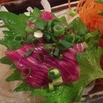 厳選地酒と本格焼酎の店 うみんちゅ - Ｈ25.03　馬刺し三点盛り【霜降り】