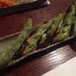 厳選地酒と本格焼酎の店 うみんちゅ - Ｈ25.03　焼きそら豆