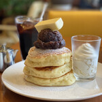 エッグ ムーン カフェ - あんバターパンケーキ