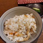 手打ちそば 庄八 - かやくご飯