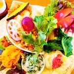 アンソレイユ - 洋風ちらし寿司プレート（１３年３月）