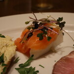 エノテカ ドォーロ - サーモンのマリネ(2022年7月)