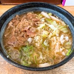 Menkyo Kaiden - 【2022年06月】肉うどん＠500円、提供時。