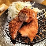 Katsushin - アジフライ、1口メンチカツ、コロッケ,
                        どれも肉厚