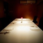 リストランテルーチェ - お誕生日席から