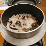 松園荘 保津川亭 - 釜飯