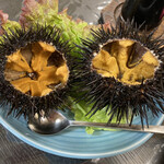南三陸 清観荘 - 殻付きウニ　甘くてトロントロン