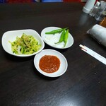 釜山あじめ - 青唐辛子と生玉ねぎ