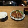 まめや - ボーノポーク豚 肩ロースステーキ定食1,400円  202207