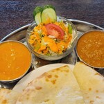 本格インド料理の店 ボンベイ - フィッシュ、キーマカレー