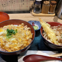 季節割烹 勝味 - 親子丼とミニ讃岐うどん