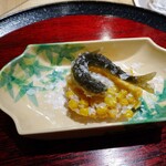 新町あだち - 鮎とトウモロコシ