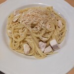 Trattoria VICINO - 20220711燻製メカジキのペペロンチーノ