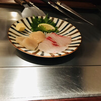 てっぱん料理味味亭 - ホタテと鯛