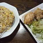 中華料理 福潤 - からあげとチャーハンセット