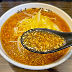 Ganso Ichijouryuu Ganko Souhonke - バルサミコ酢の爽やかでコクのある酸味とピリ辛のラー油が効いたスープ