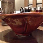 蟹専門 けいすけ 北の章 - 器を横から見た様子。洗いにくそう（笑）