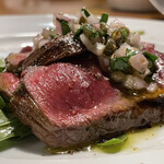グシテ - 経産牛内腿、焼きカルパッチョ風