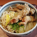 讃歌うどん はんげしょう - 鶏天ぶっかけ