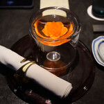 仁修樓 - コース開始前のテーブル