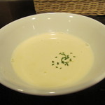 石垣牛鉄板焼＆BAR 月桃庵 - コーンポタージュです