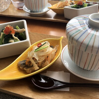 日本食 雅庭 - 子あじの南蛮漬けと茶碗蒸し