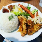 Vidhiya Kafe Umedaten - 照り焼きチキンデリライス大盛り