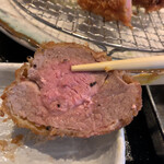 とんかつ KATSU 華 - 断面