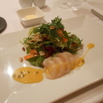 ラ・メール・プラール - 帆立貝のサラダパッションフルーツソース