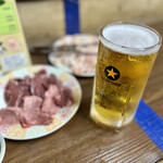 Yakiniku No Tatsumi - 生ビール¥460。