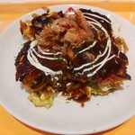 フードコート 品川キッチン - 「楽甚」ミックス玉モダン焼き