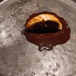 フロリレージュ - (2022/7 訪問)分かち合いは鹿。濃厚で鹿の美味しい風味が凝縮した一品。