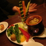 イタリアンバール ブオンクオーレ 飯田橋 - またまたバーニャカウダ