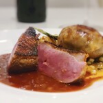 フランス料理 タンモア - 津軽鴨の一皿　胸肉のロースト