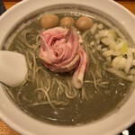 木更津 丿貫 - 極濃煮干蕎麦＆うずら味玉