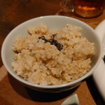 根津の谷 - 玄米ご飯