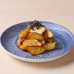 French fries with seaweed and salted kelp butter