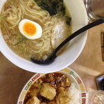 昌龍 - ラーメン＋麻婆丼セット