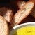 俺のフレンチ EBISU - 料理写真:絶妙にかじってしまったパンを隠してとった写真