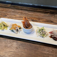 白碗竹快樓 祇園店 - 前菜盛りあわせ