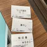 Niboshi Chuuka Soba Menya Shibano - オーダーの食券。